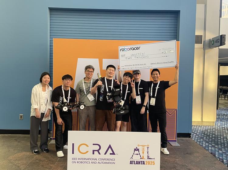 권철현 교수팀,  美 IEEE 자율주행 레이싱 대회 2위 쾌거
