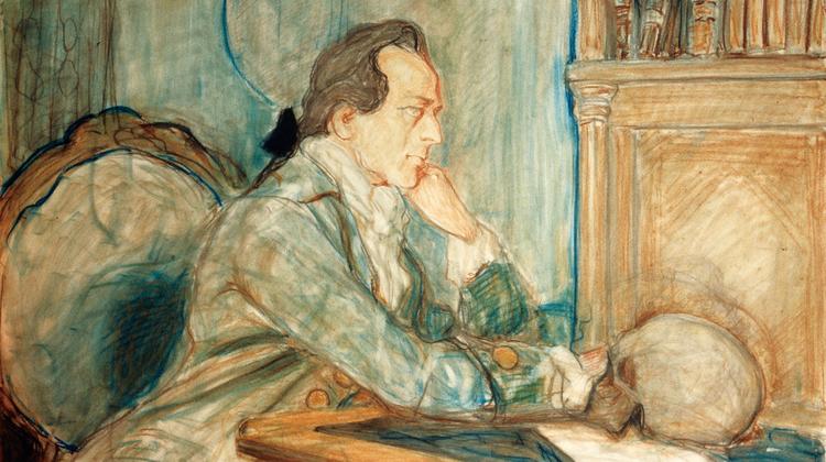 실험실로 걸어 들어간 괴테